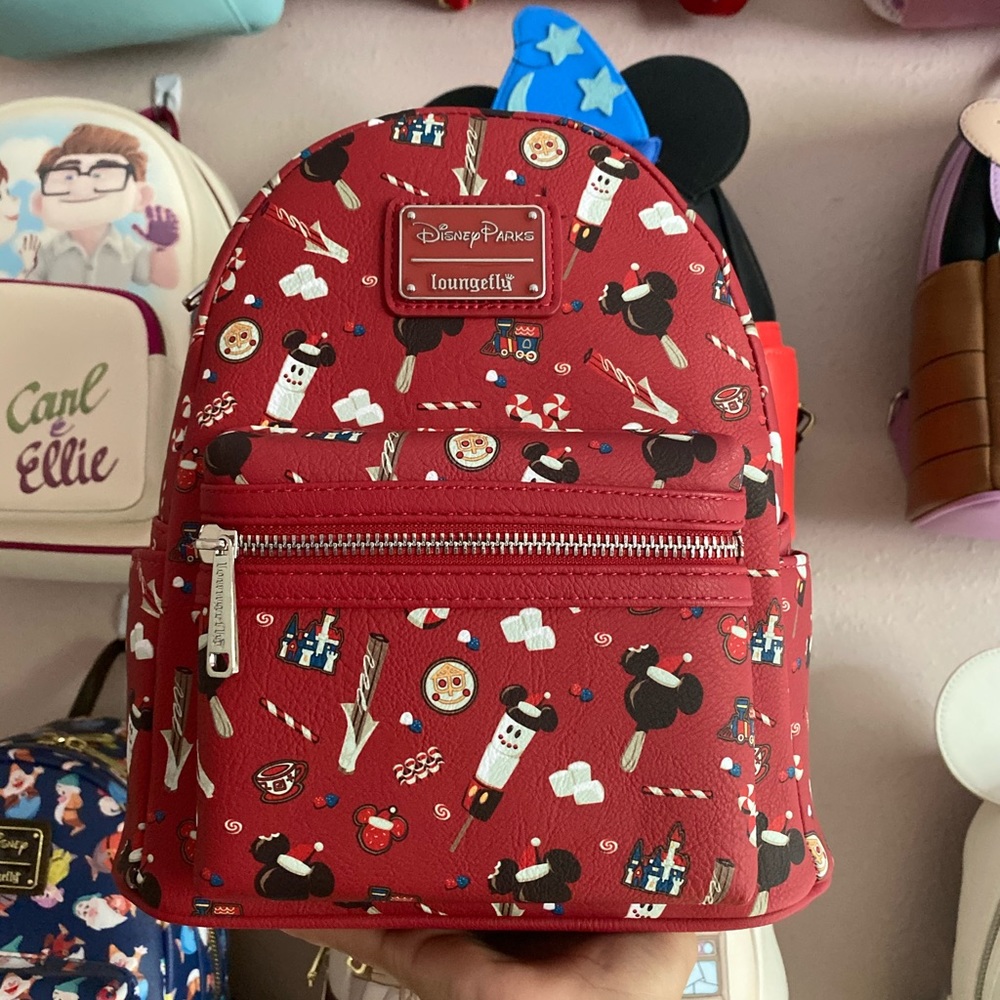 Disney Parks Loungefly Mini Backpack 2021 Christmas Desserts Holiday Snacks